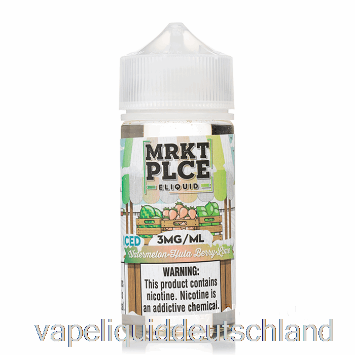 Eis, Wassermelone, Hula-Beere, Limette – Mrkt Plce – 100 Ml, 6 Mg Vape-Flüssigkeit